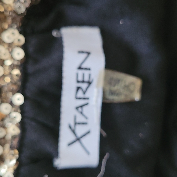 XTAREN SEQUIN GOLD AN BLACK MINI DRESS - Picture 6 of 10